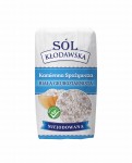 SÓL KŁODAWSKA  KAMIENNA NATURALNA  SPOŻYWCZA  NIEJODOWANA GRUBOZIARNISTA BIAŁA - opakowanie 1 kg
