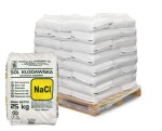 SÓL KŁODAWSKA KAMIENNA  NATURALNA SPOŻYWCZA "2S" - worek 25 kg, paleta 1125 kg
